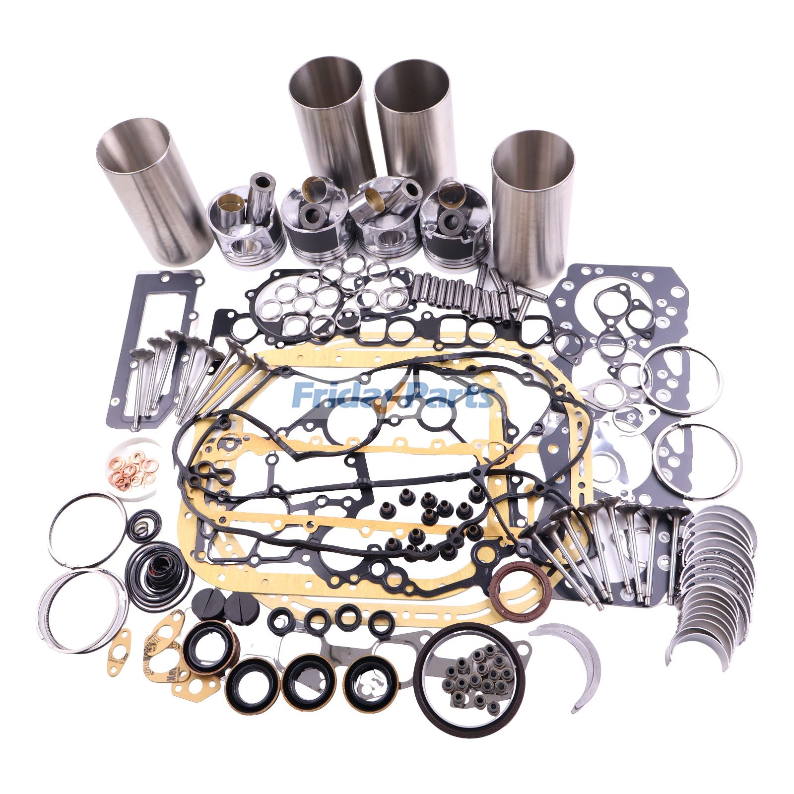 Overhaul Rebuild Kit for Isuzu Engine 4JJ1 Hitachi Excavator ZX160