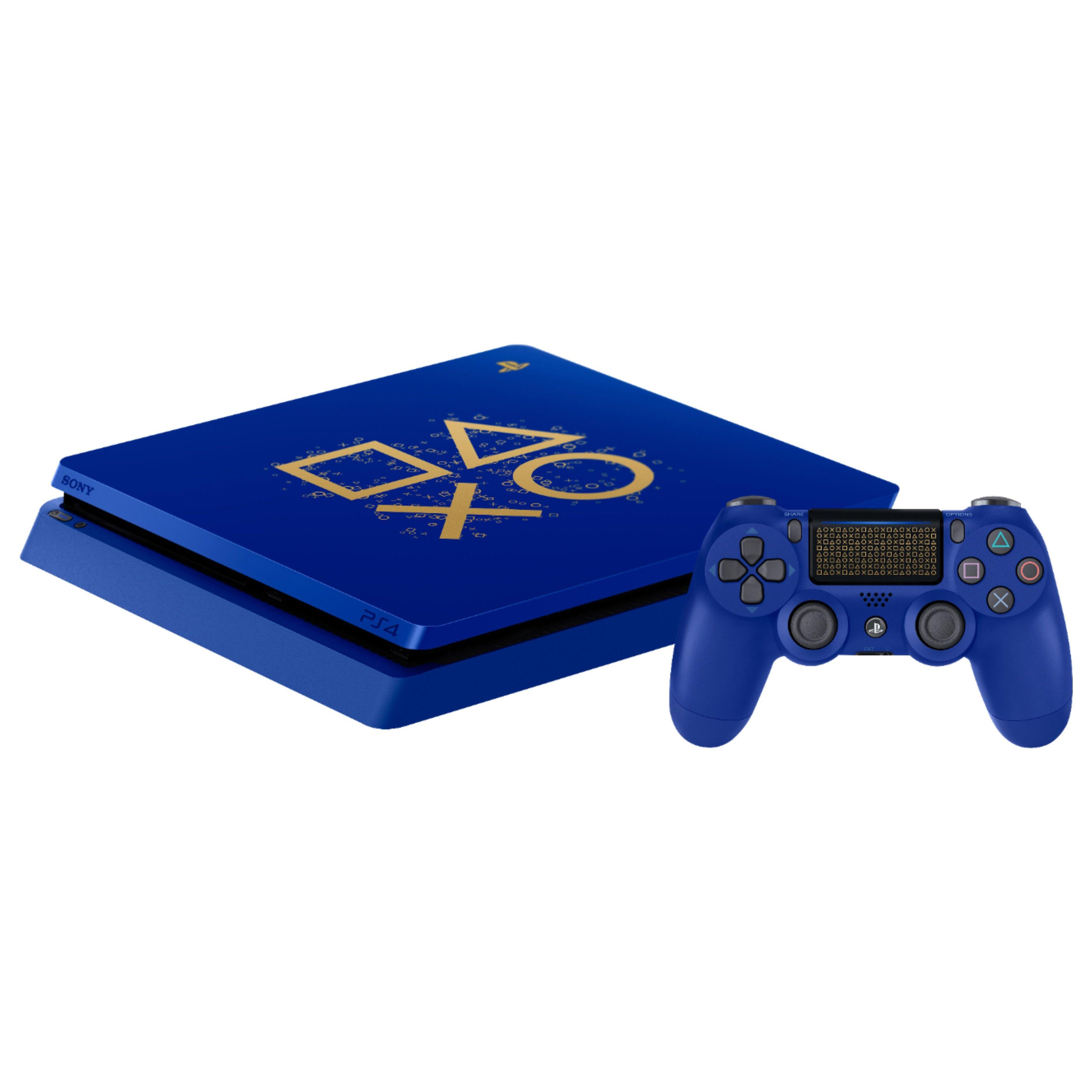 Sony PlayStation 4 Slim Console Blue 1TB | GameStop