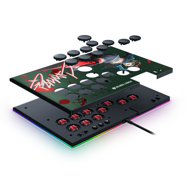 Razer Kitsune All-Button Optical Arcade Controller SF6 Cammy