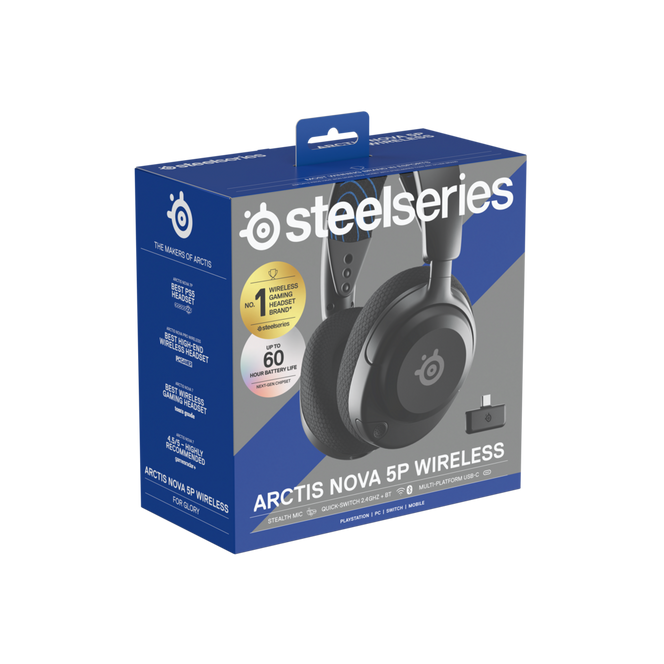 SteelSeries Arctis Nova 5P Wireless Gaming Headset for PlayStation