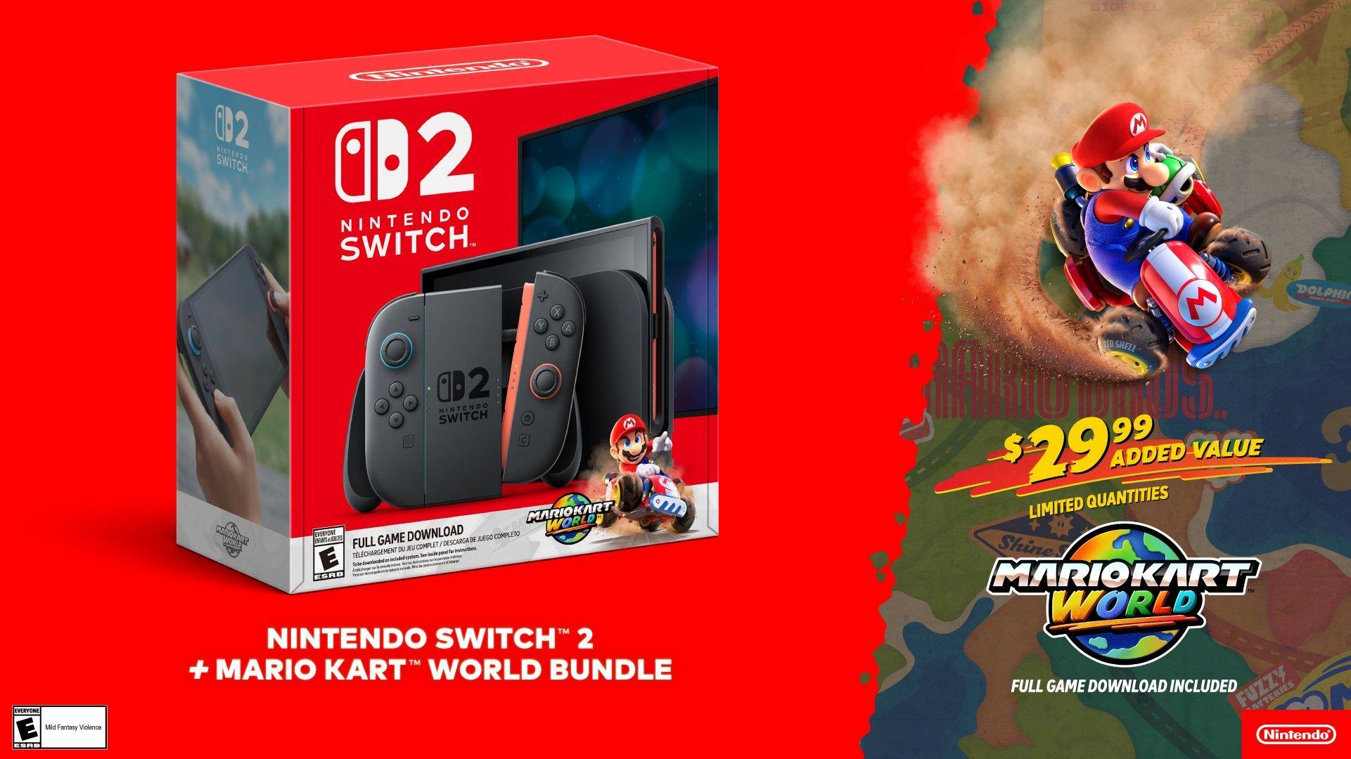 Nintendo Switch 2 Console: Mario Kart World Bundle | GameStop