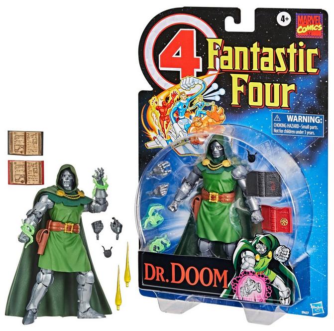 Hasbro Marvel Vintage Series Fantastic 4 Dr. Doom 6-in Action