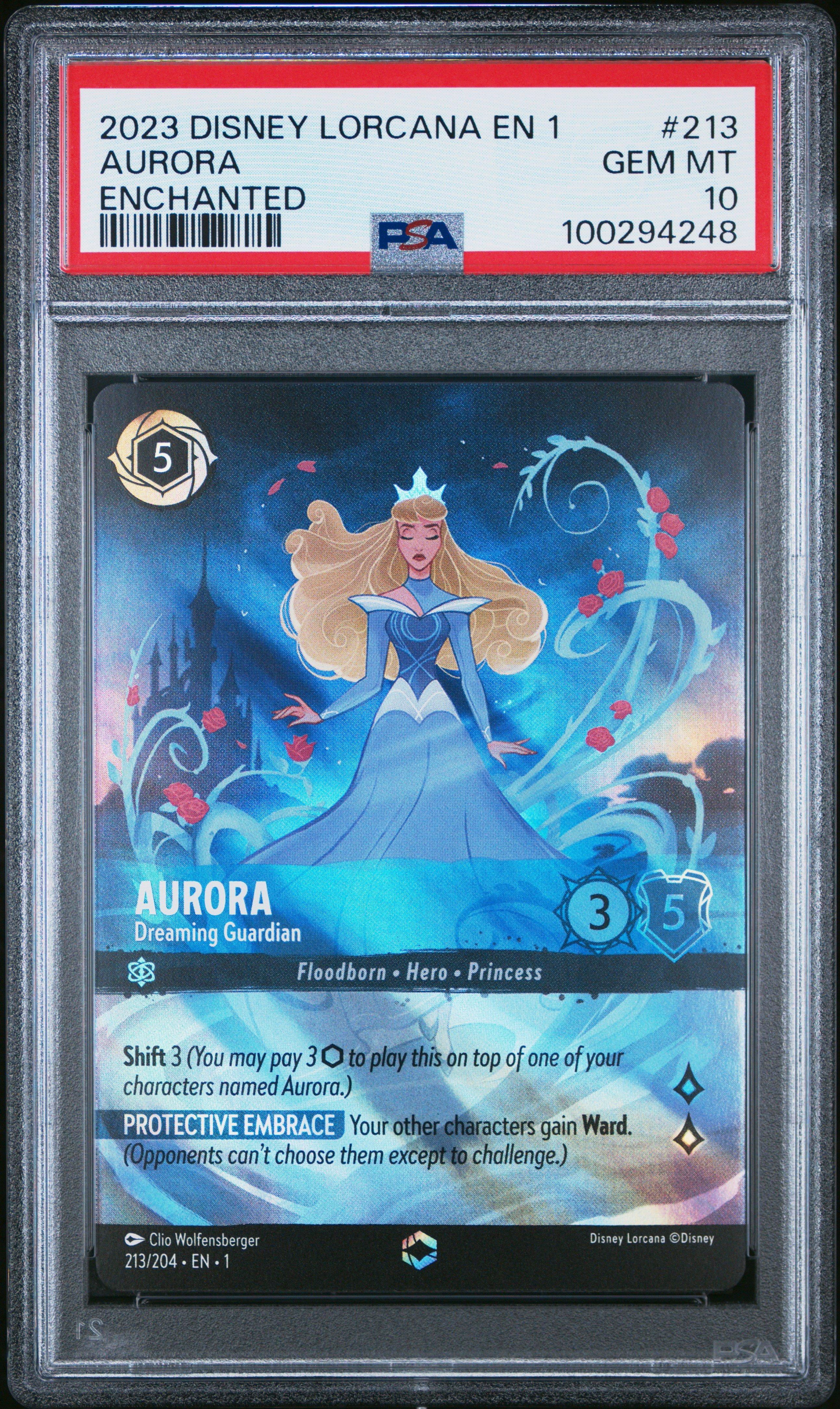 2023 Disney Lorcana En 1-the First Chapter 213 Aurora - Dreaming