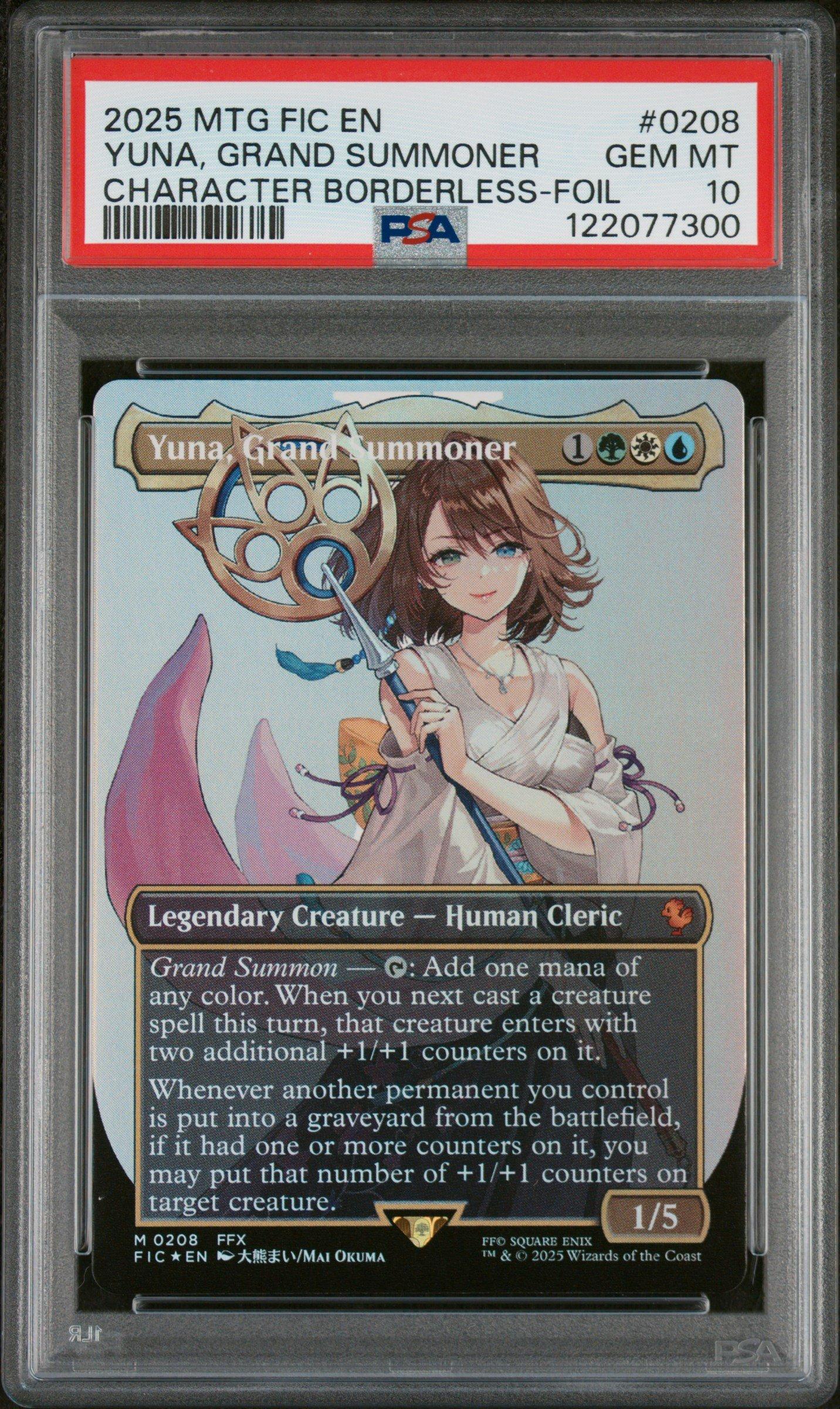 2025 Magic The Gathering Final Fantasy Commander 0208 Yuna, Grand