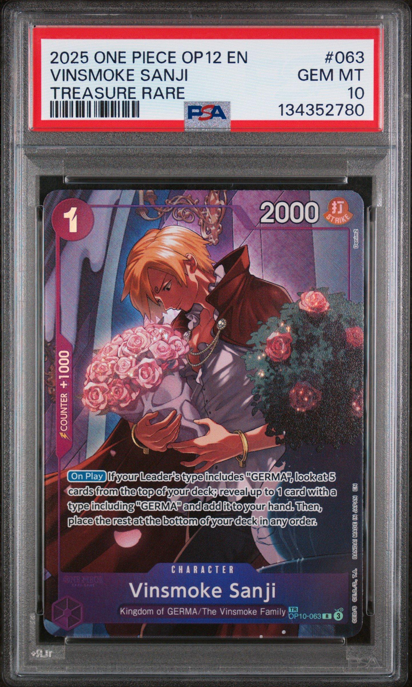 2025 One Piece Op12-legacy Of The Master 063 Vinsmoke Sanji