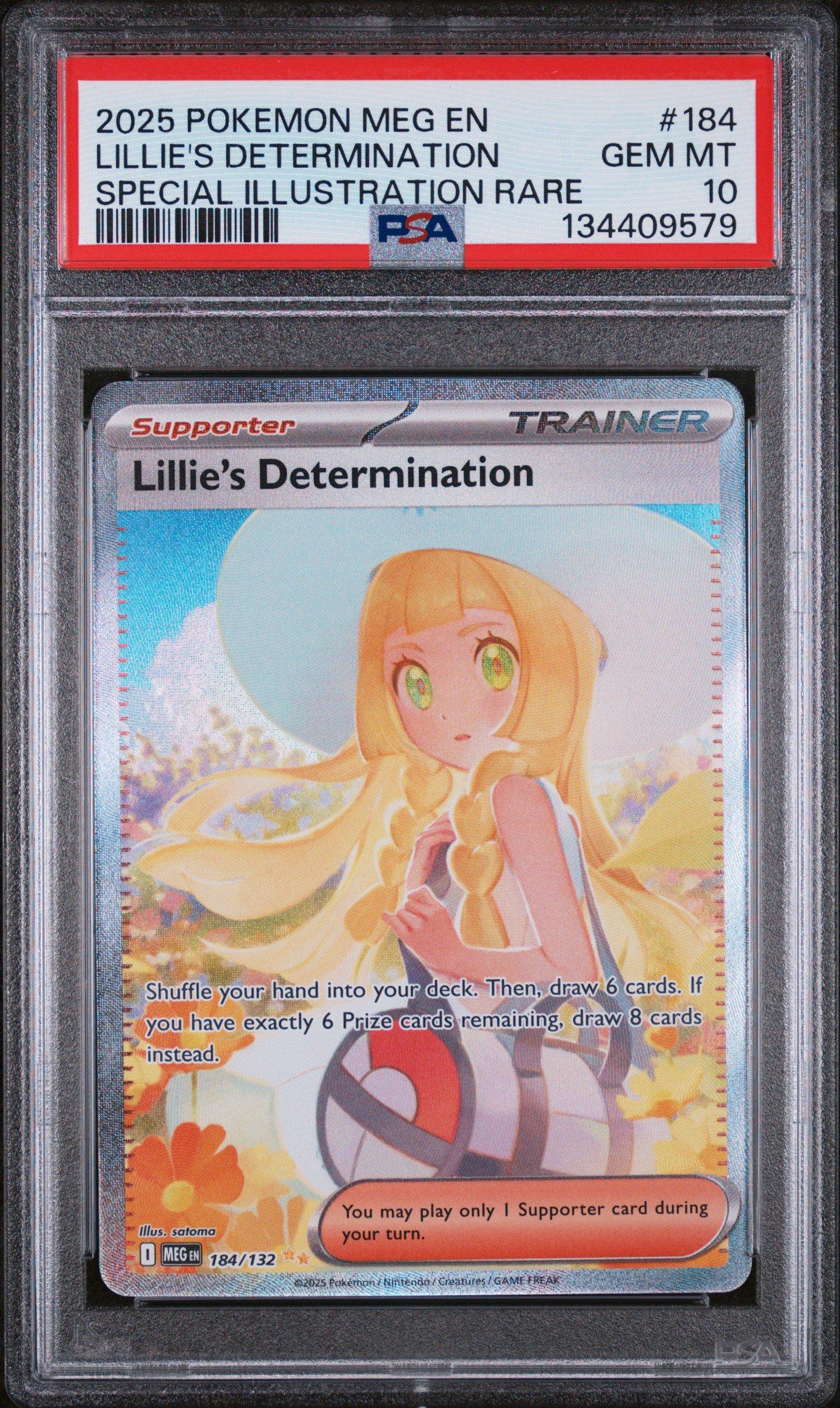 2025 Pokemon Meg En-mega Evolution 184 Lillie's Determination