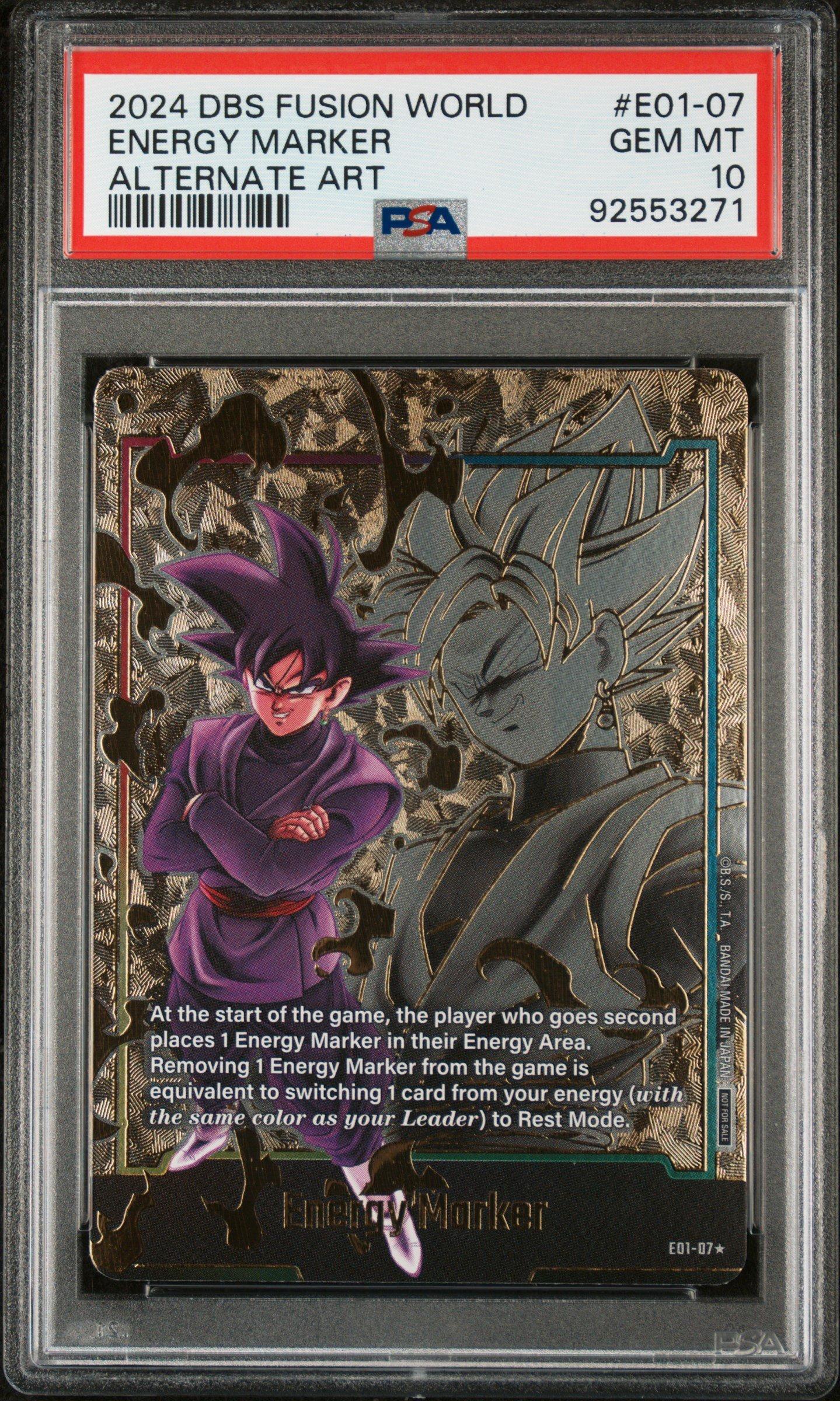 2024 Dragon Ball Super Card Game Fusion World Energy Marker Pack