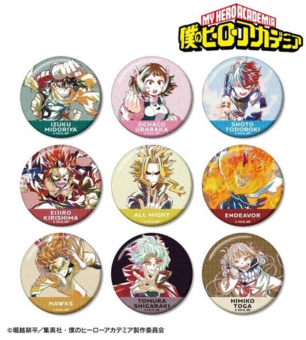 ヒロアカ新グッズ！AMNIBUS限定の缶バッジやアクスタなど全8種が登場