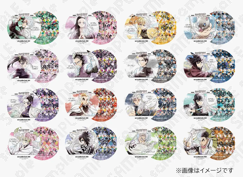 ⑹鬼滅の刃 村田 隊士百景 ツインドリンク コースター 10枚セット✨ ⑹