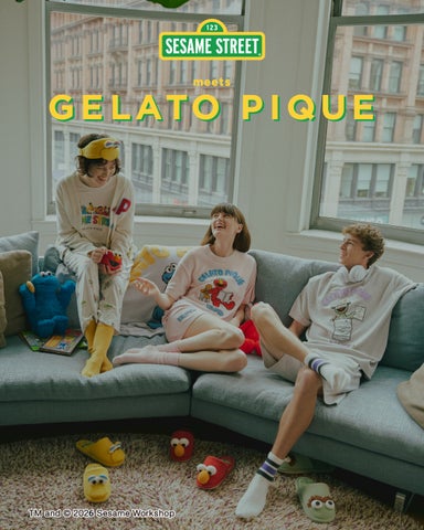 ジェラートピケ×セサミストリート！可愛すぎる新作ルームウェアが3/4