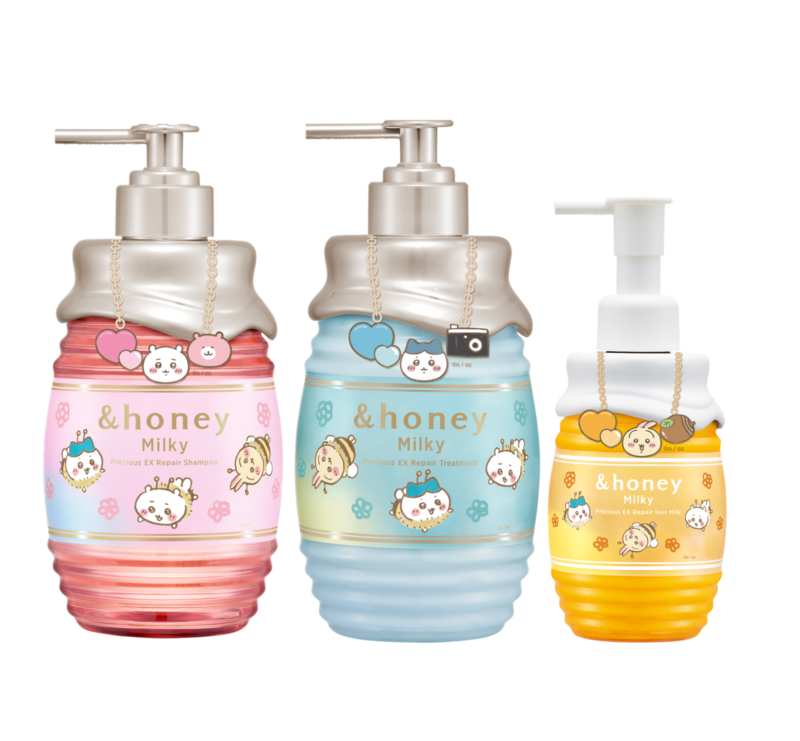 ちいかわ】アンドハニーとコラボのシャンプーセット「&honey Milky」が
