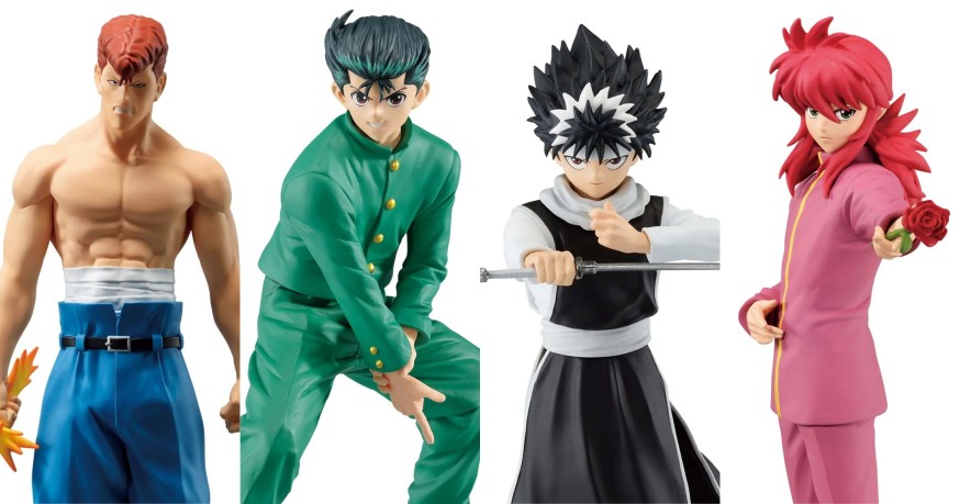 TVアニメ『幽遊白書』の30周年イラストを元に立体化！幽助、桑原、蔵馬