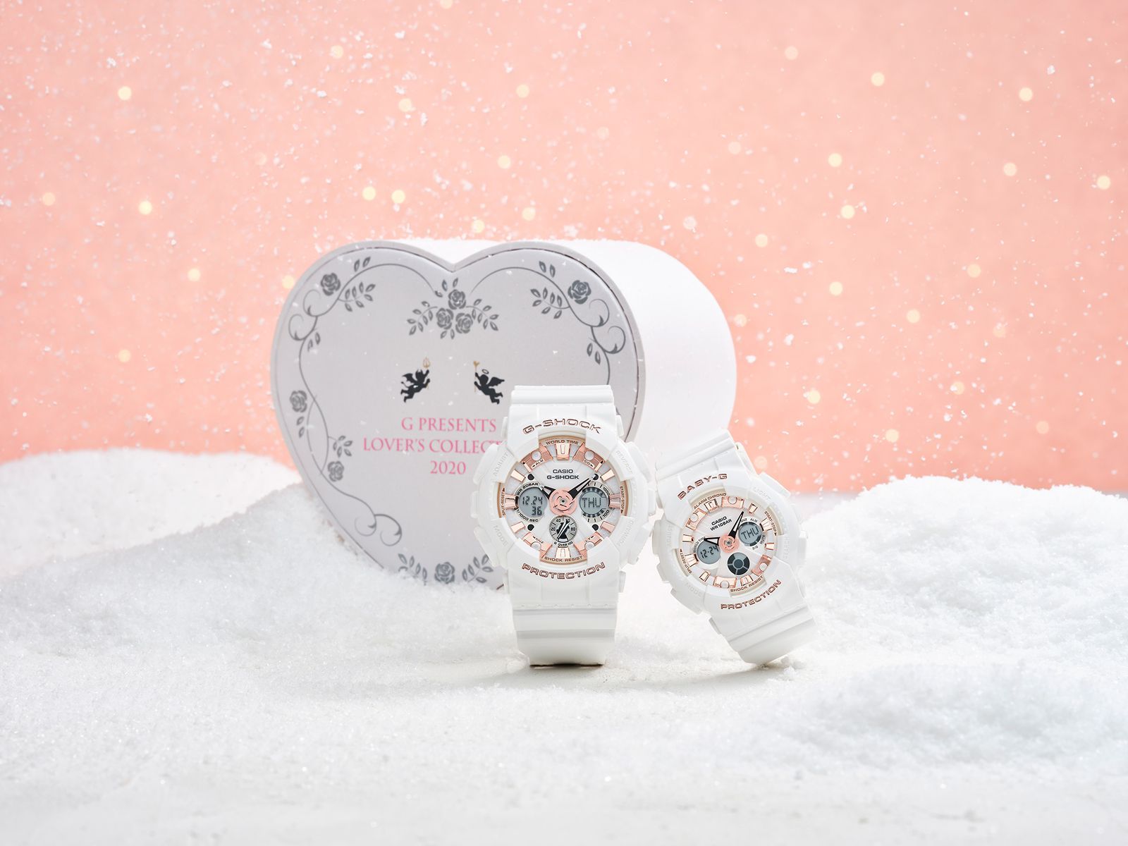 G-SHOCK & BABY-G”ペアウオッチにクリスマスにぴったりの2つのデザイン
