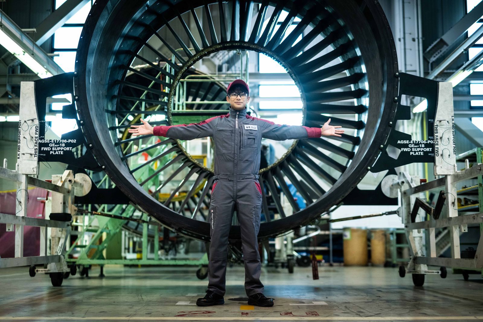 俳優・アーティスト 森崎ウィンの飛行機探求──Vol.1 エンジン整備