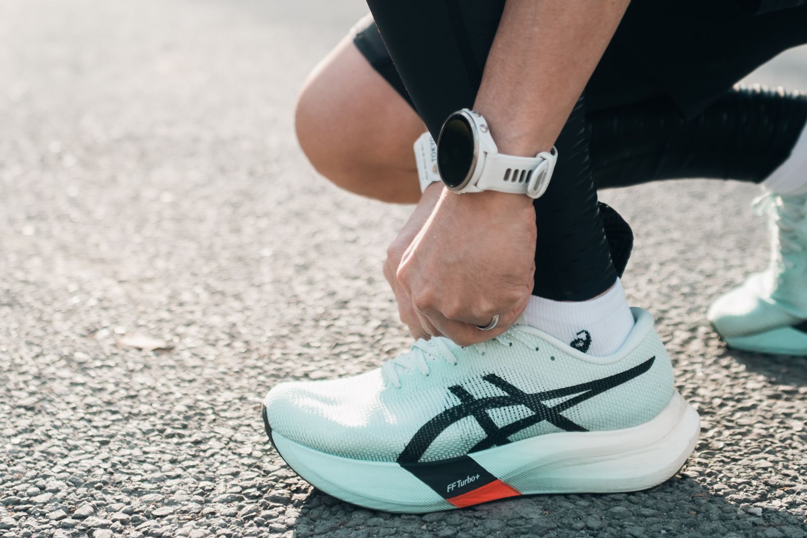 GQエディターが、アシックス「メタスピード エッジ パリ」で3時間15分