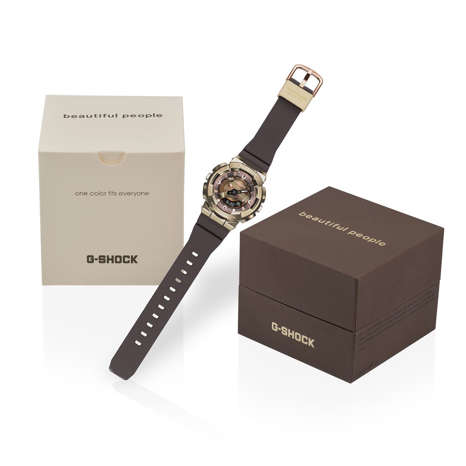 G-SHOCKがビューティフルピープルとコラボ！ 肌馴染みのよいブラウン系