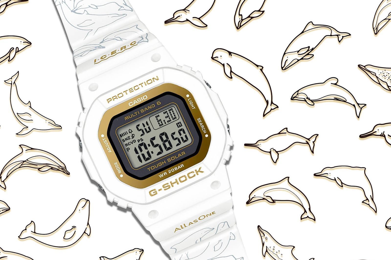 G-SHOCKの“イルクジ”が30周年！ 2024年モデルは、30頭のイルカとクジラ