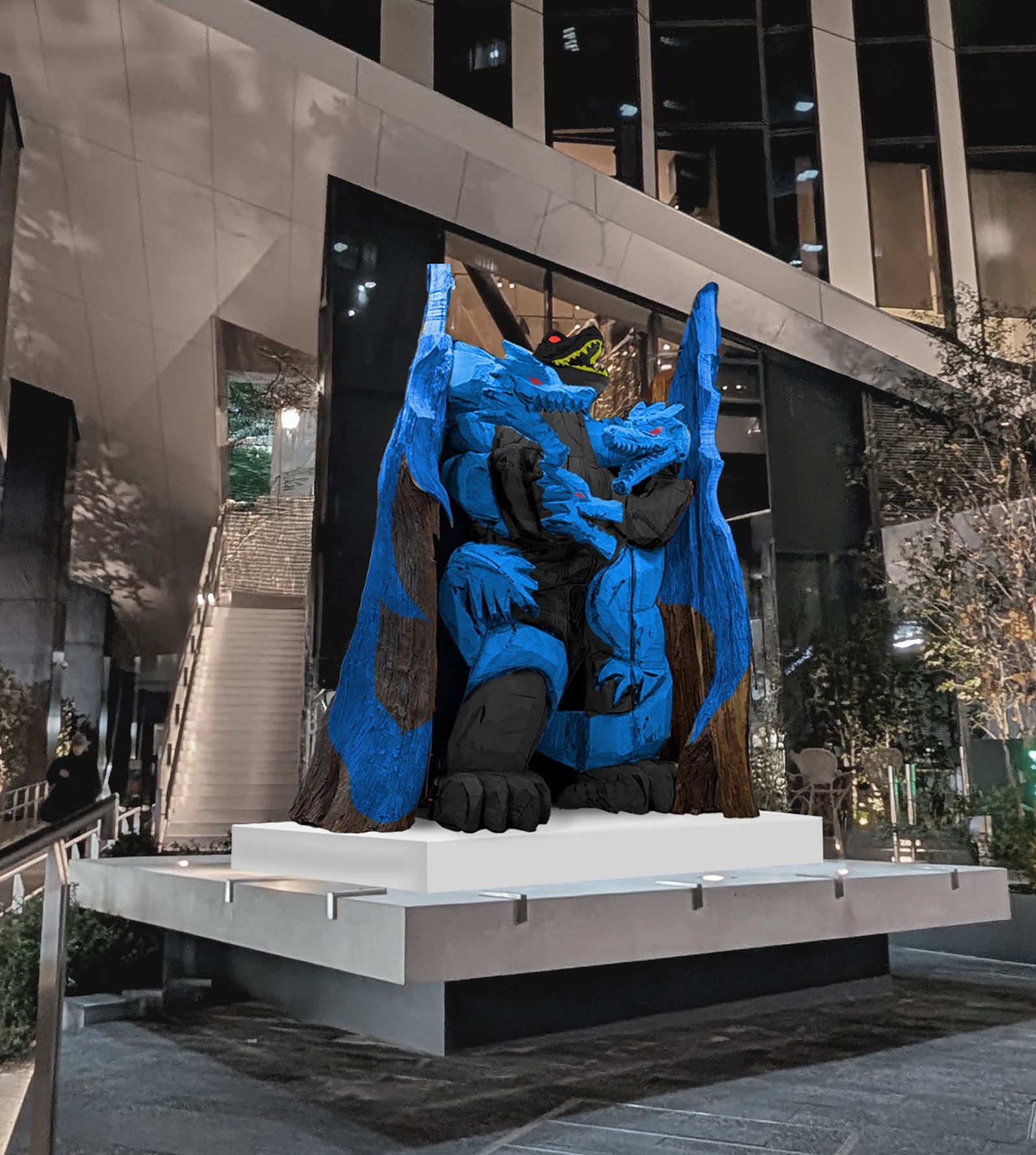 ゴジラ生誕70周年記念 ゴジラ・THE・アート展」が、4月26日から森