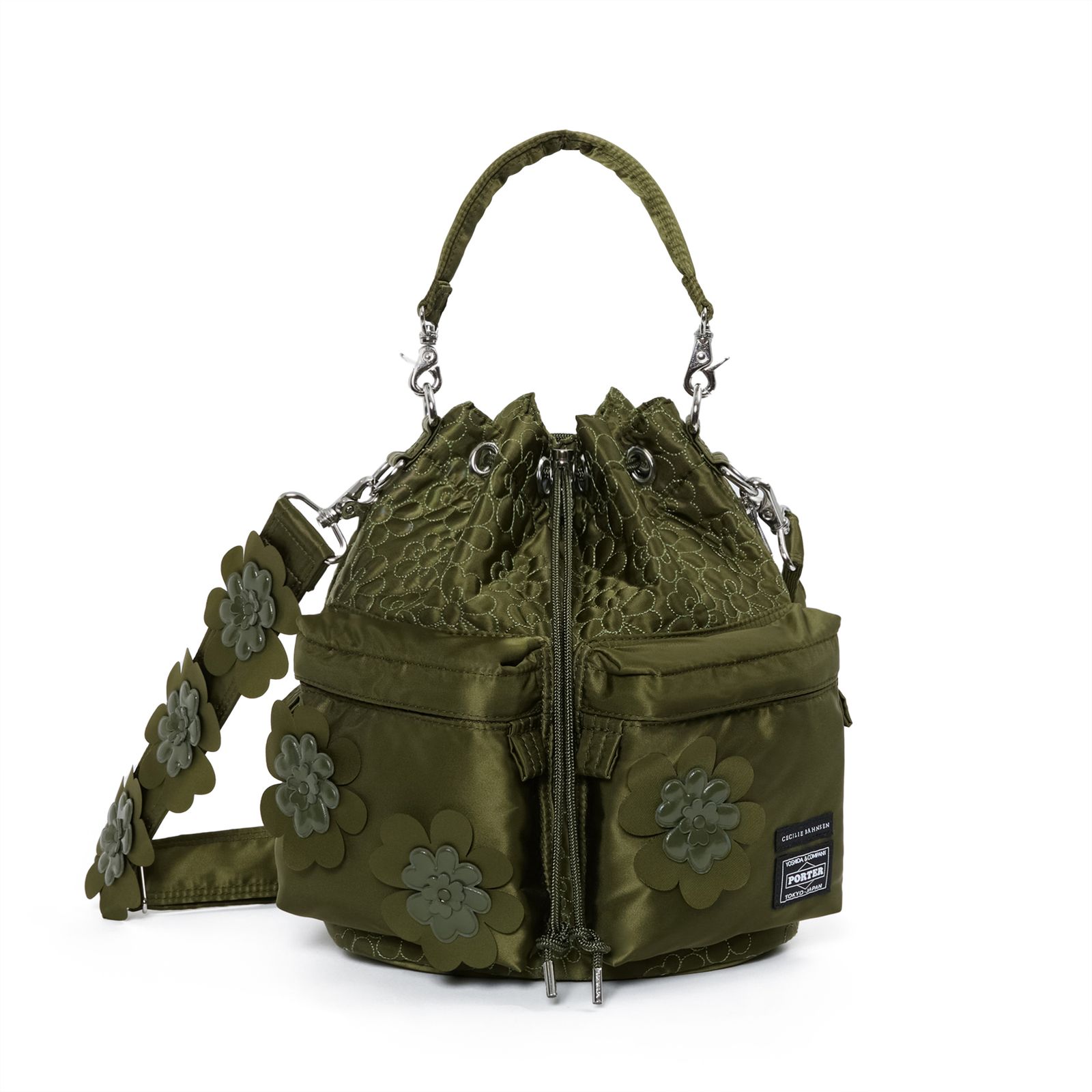 ポーターとセシリー・バンセンがコラボ。フローラルモチーフのバッグが