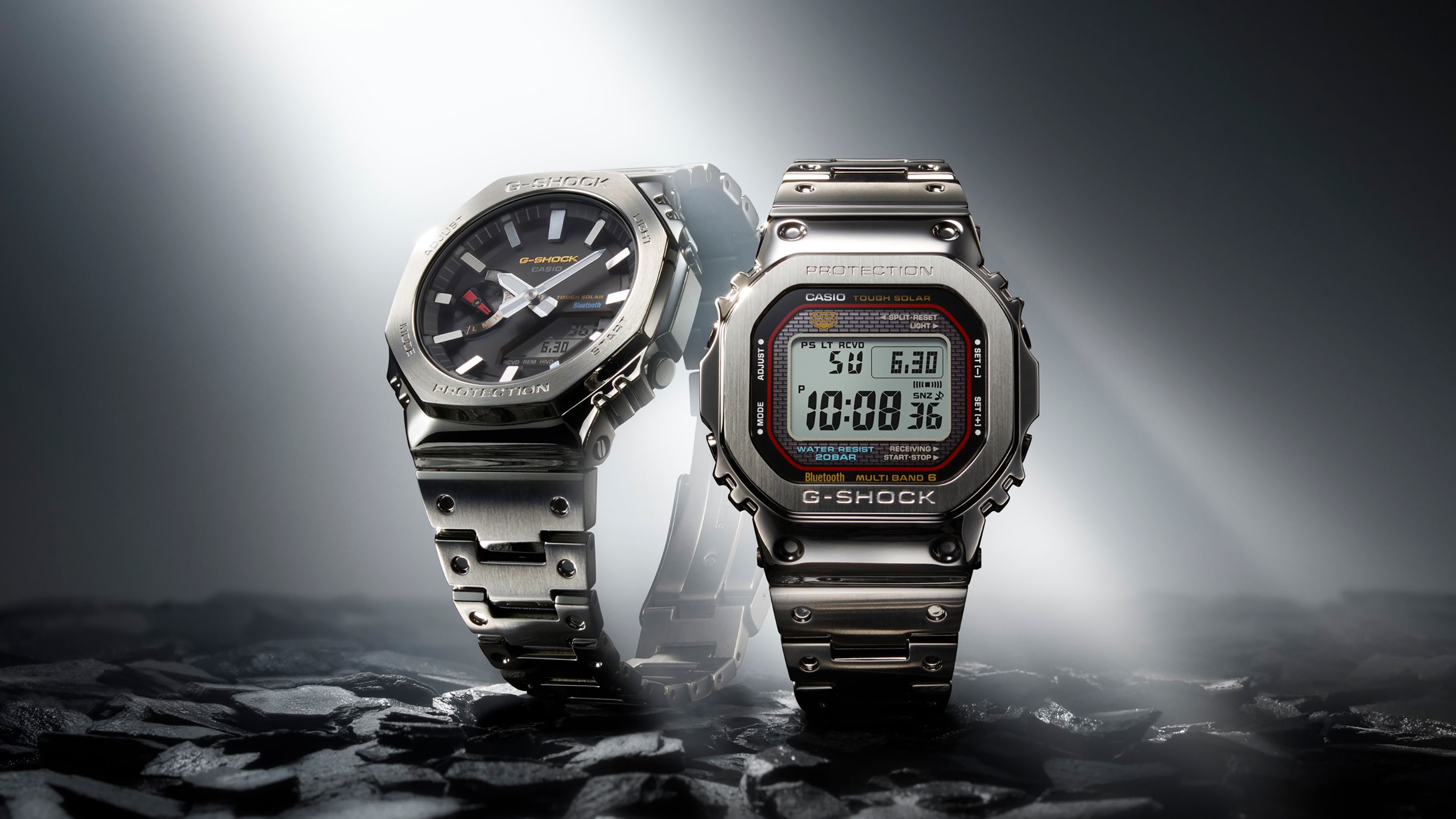 G-SHOCKのフルメタルシリーズが、初号機「DW-5000C」顔で登場！──GQ