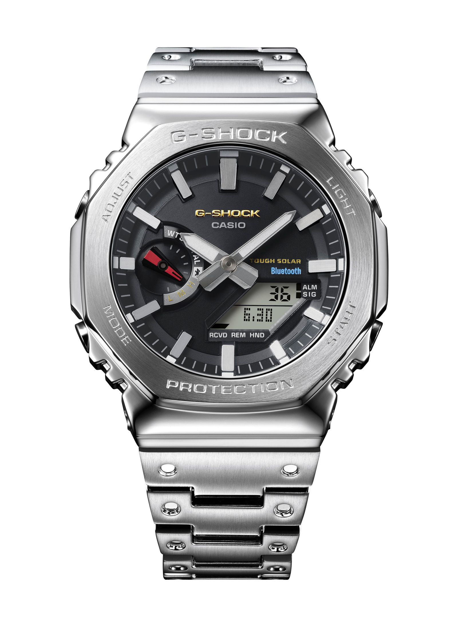 G-SHOCKのフルメタルシリーズが、初号機「DW-5000C」顔で登場！──GQ