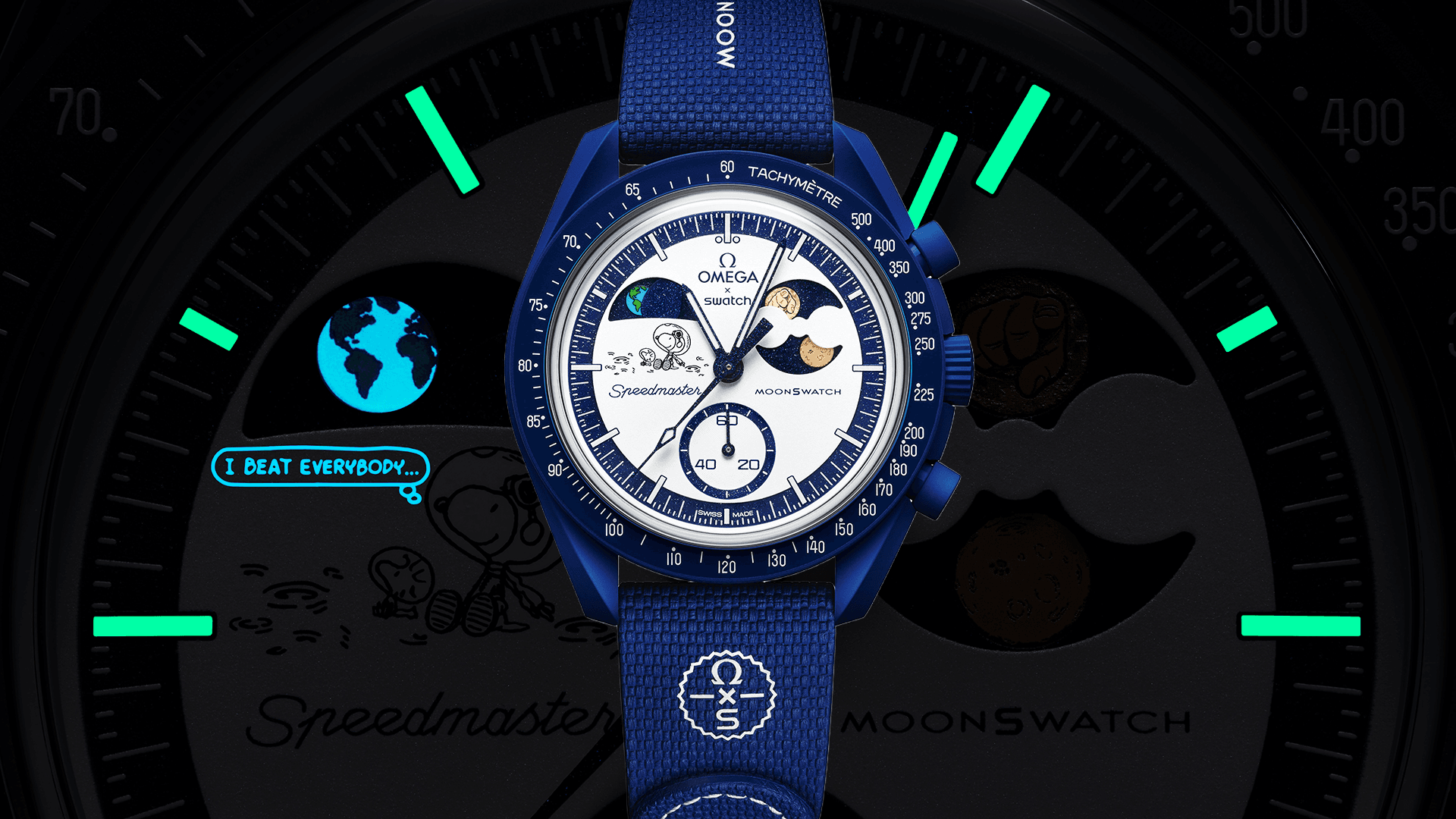 オメガ×スウォッチ×スヌーピー「ムーンスウォッチ」新作は「ハンターズ