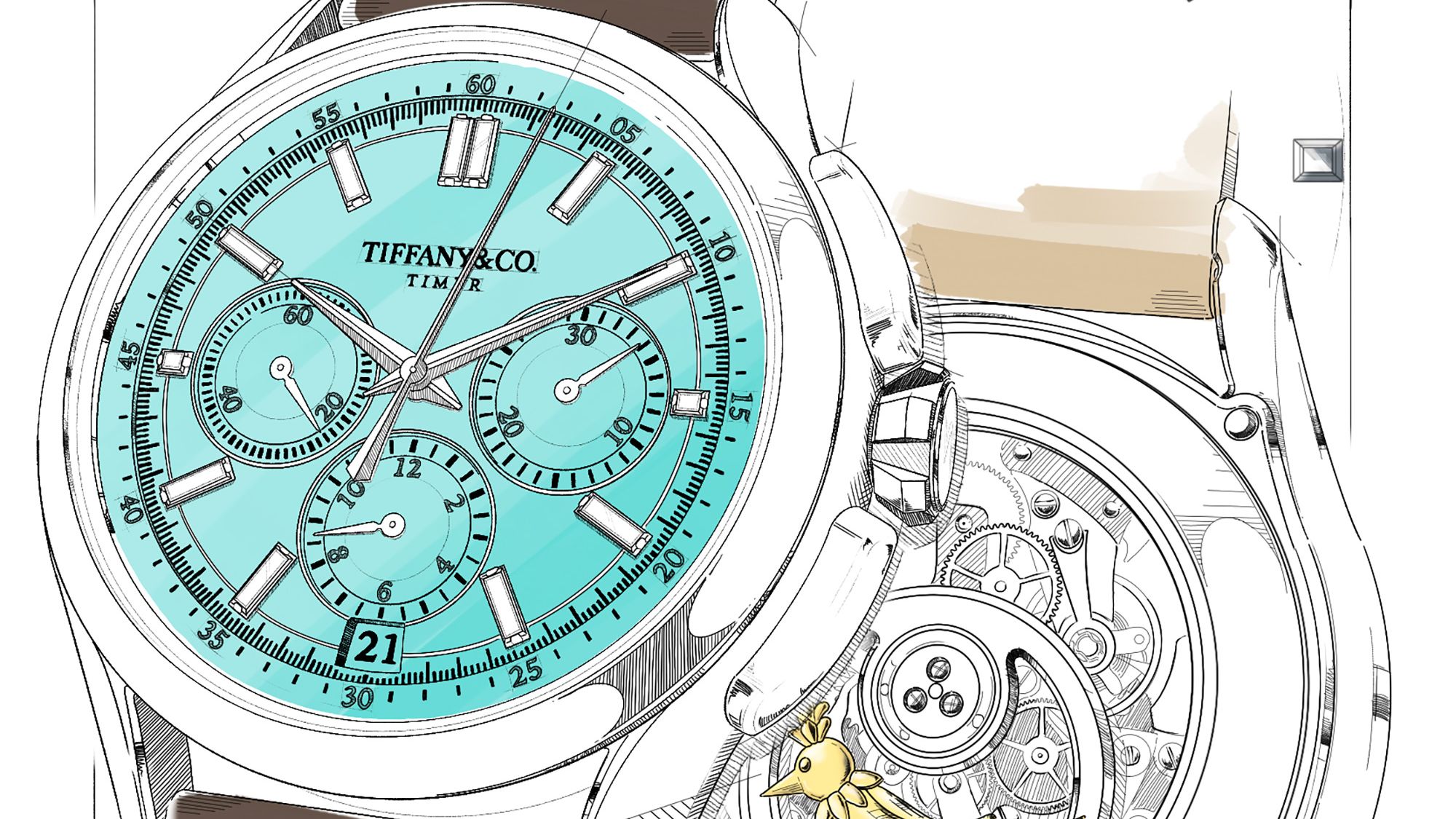 ティファニーが、新作クロノグラフ「ティファニー タイマー」をLVMH