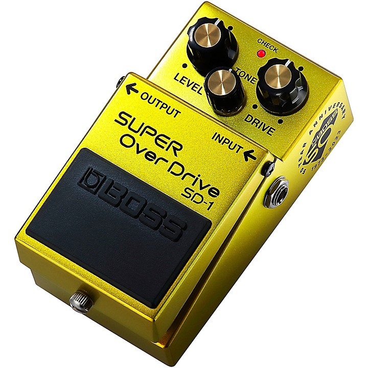 BOSS SD-1-B50A Super Overdrive 50th Anniversary Effects Pedal