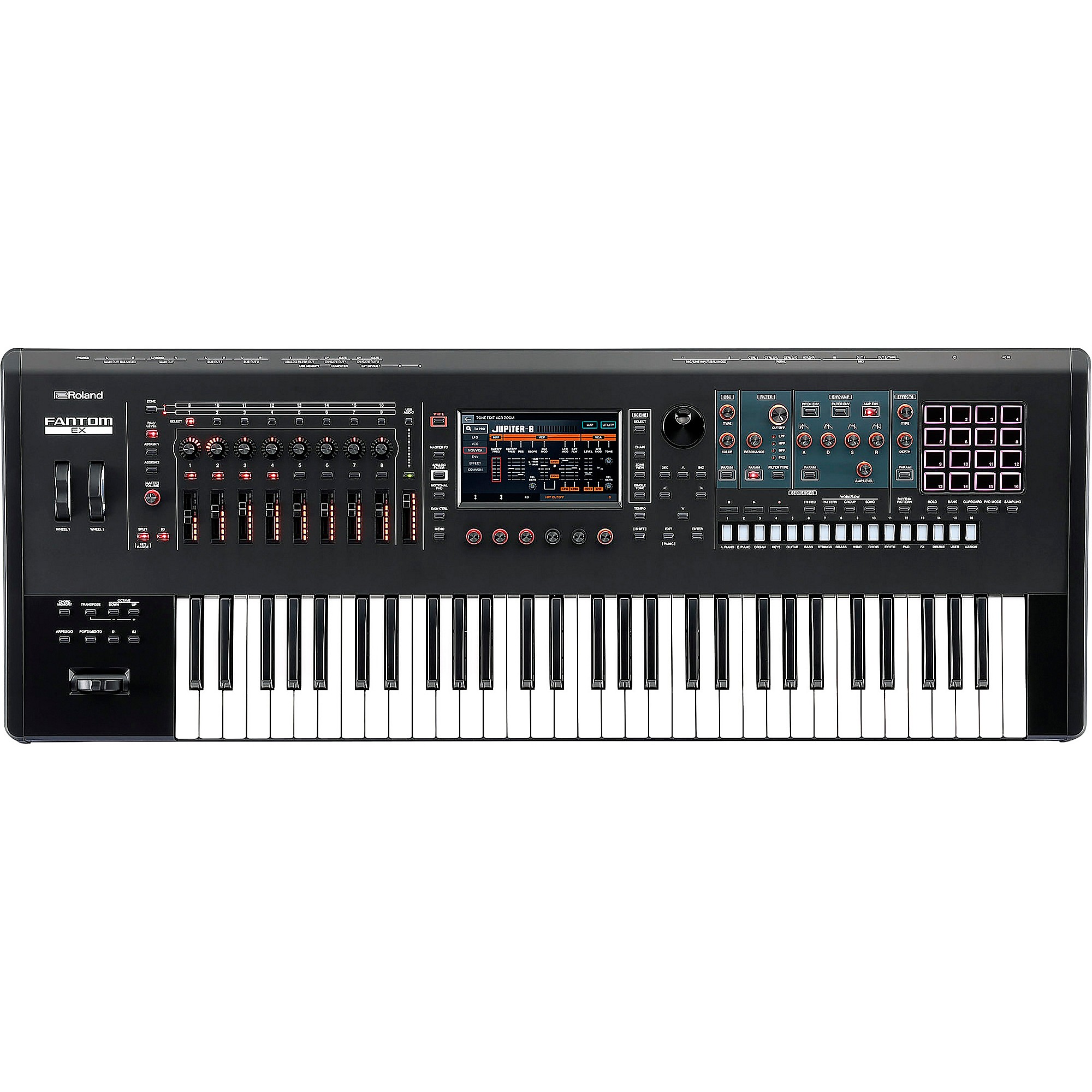 Roland FANTOM-6 EX Music Workstation Keyboard Black | Guitar Center