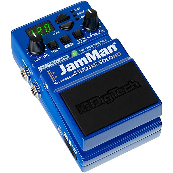DigiTech JamMan Solo HD Stereo Looper Effects Pedal Blue | Guitar