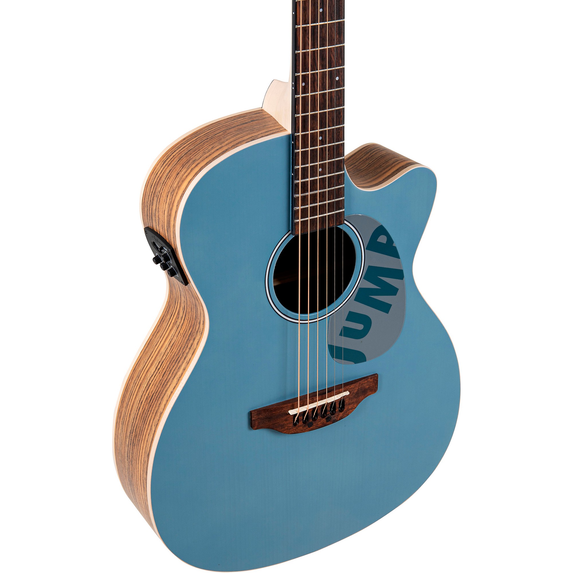 Applause AEO-69 Jump Series OM Acoustic-Electric Guitar Lagoon