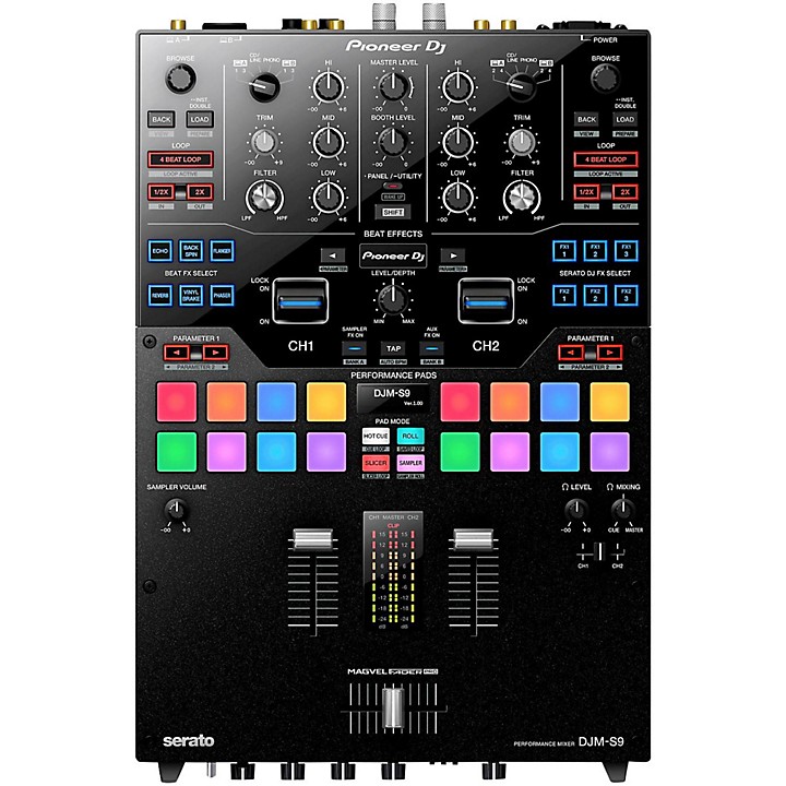 Clearance Pioneer DJ DJM-S9 2-Channel Battle Mixer for Serato DJ