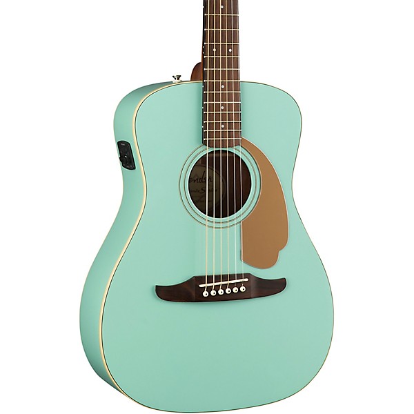 Fender California Malibu Player Acoustic-Electric Guitar Aqua