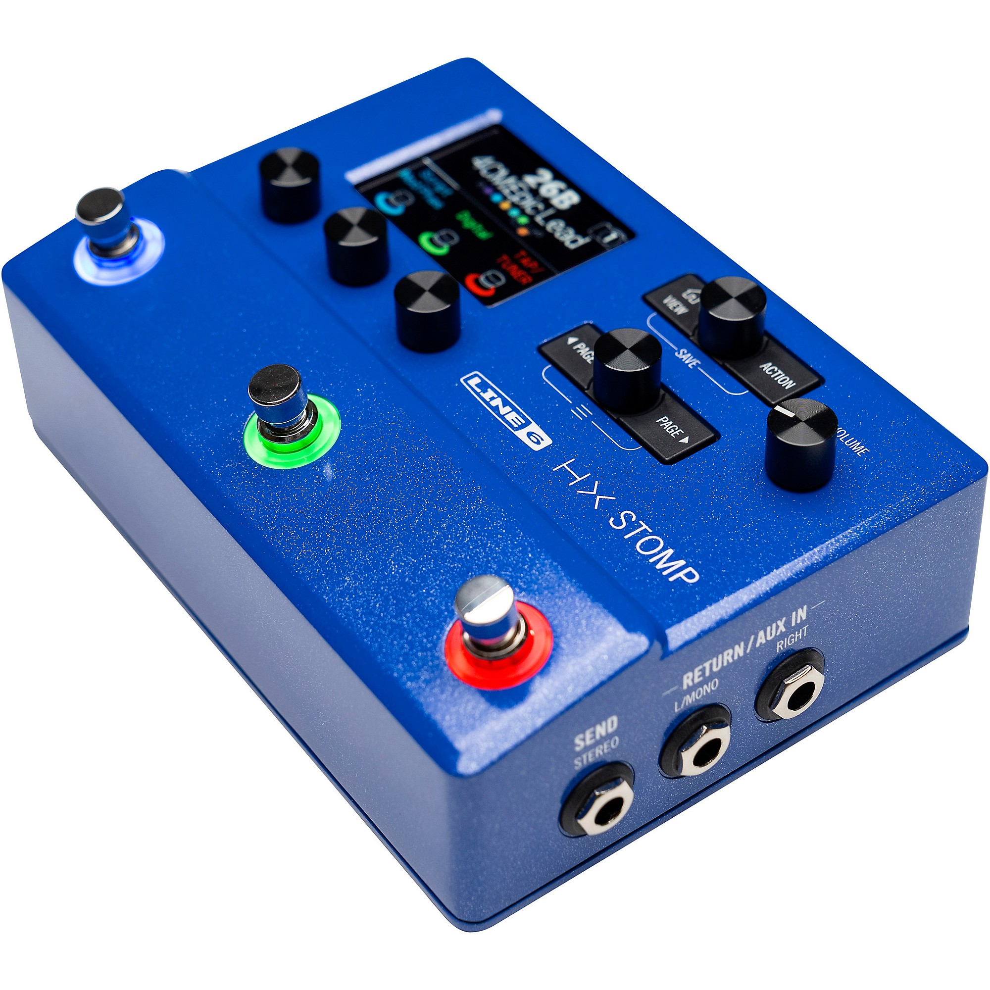 Line 6 HX Stomp Limited-Edition Multi-Effects Pedal Lightning Blue