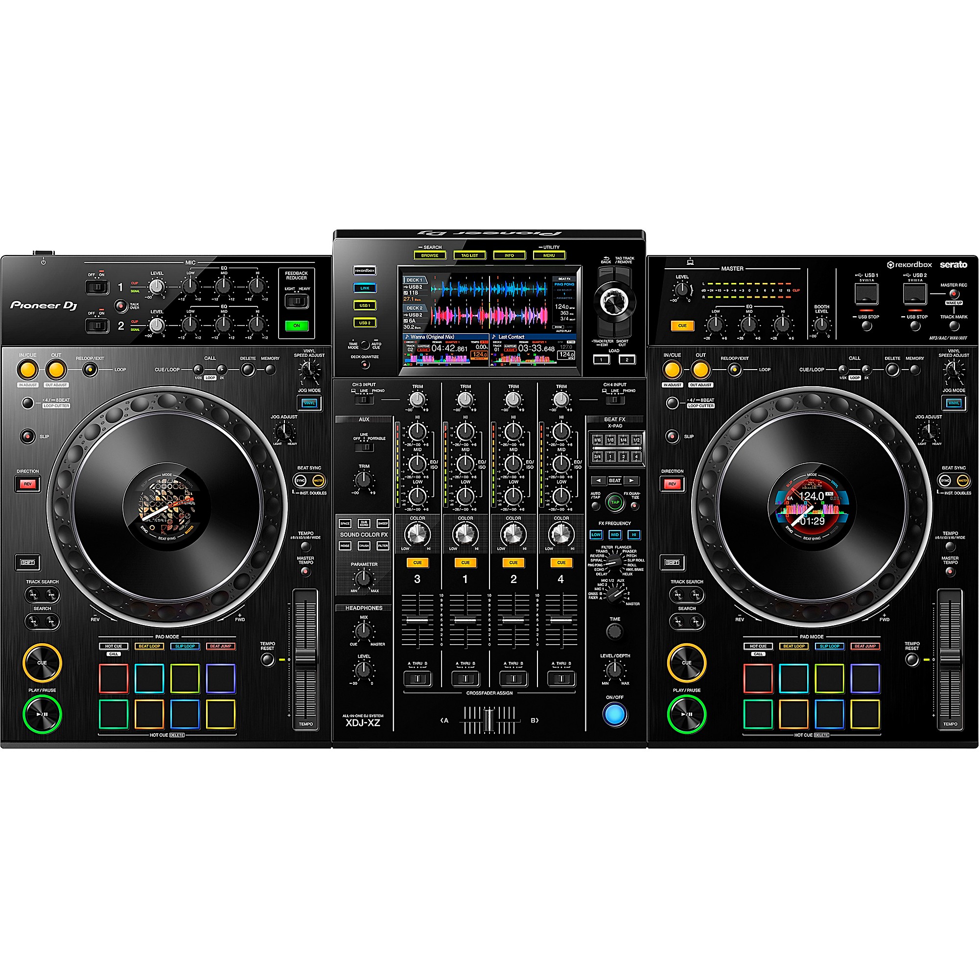 Open Box Pioneer DJ XDJ-XZ 4-Channel Standalone Controller for