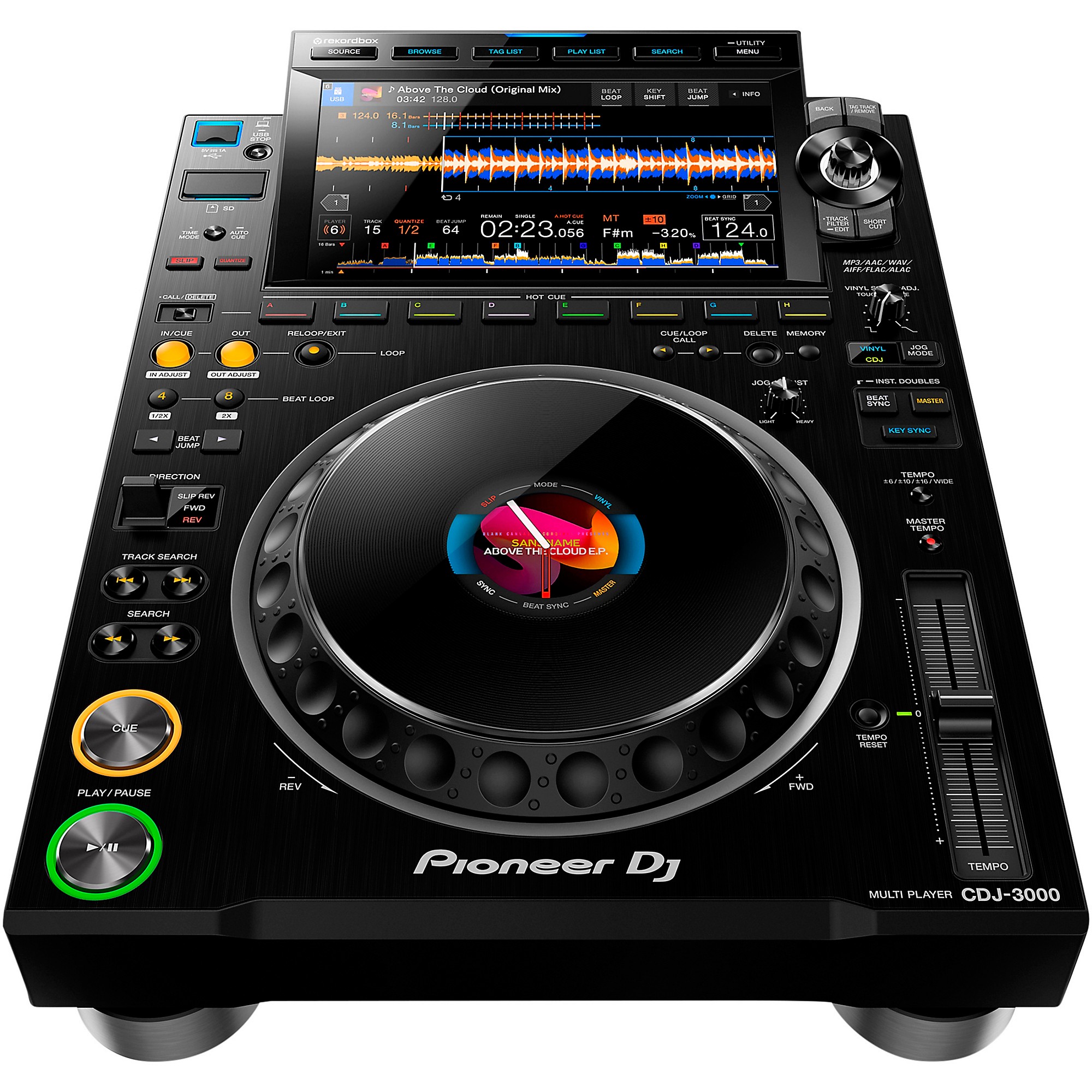 Open Box Pioneer DJ CDJ-3000 Professional DJ Media Player Black