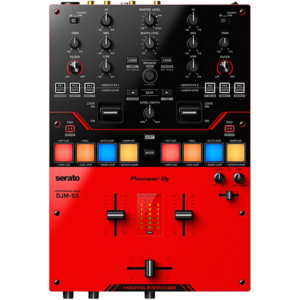 Pioneer DJ DJM-S5 2-Channel Serato Scratch Mixer | Guitar Center