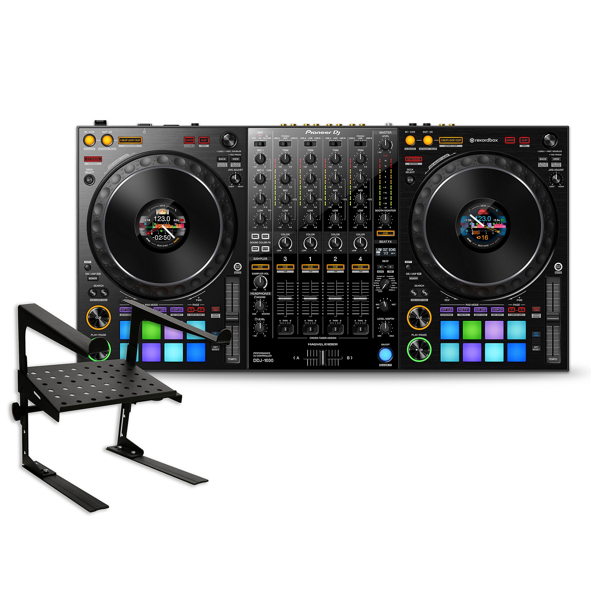 Pioneer DJ DDJ-1000 DJ Controller with Laptop Stand | Guitar Center