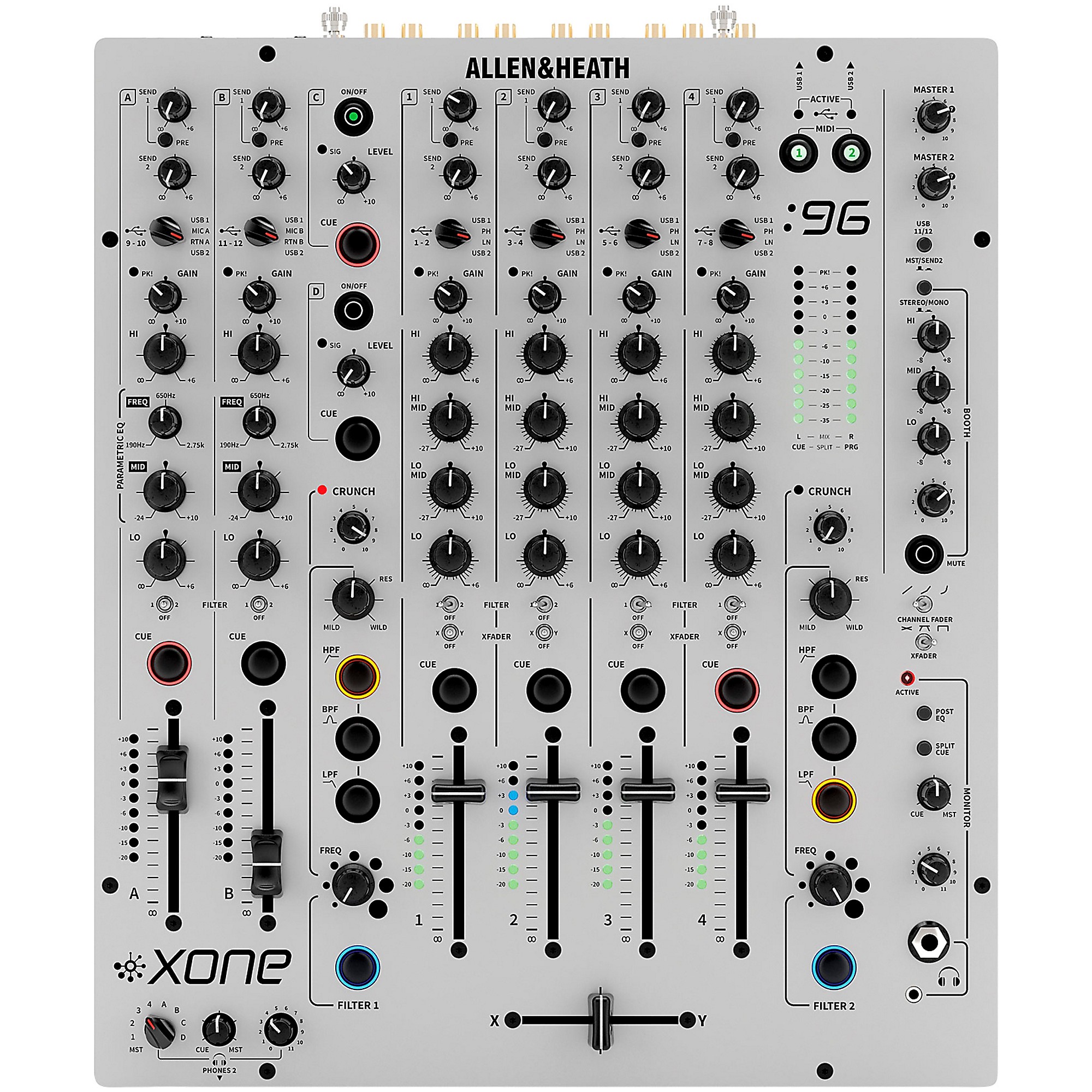 Allen & Heath XONE:96 4-Channel Analog DJ Mixer | Guitar Center