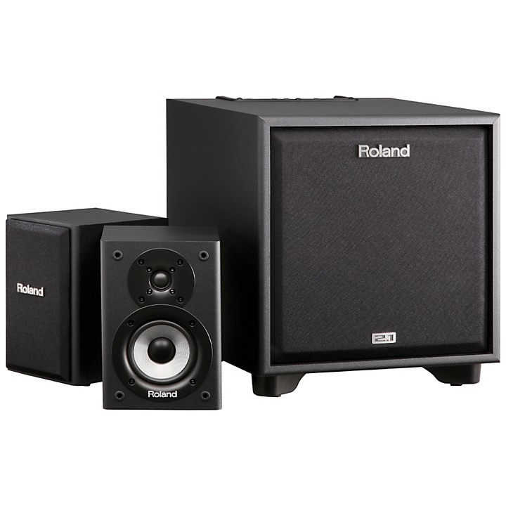 Open Box Roland CM-220 2.1 CUBE Monitor System Black | Guitar Center