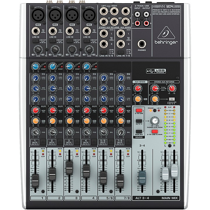 Behringer XENYX 1204USB USB Mixer | Guitar Center