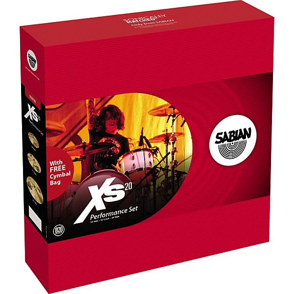 SABIAN Xs20 Performance Cymbal Pack Brilliant | Guitar Center