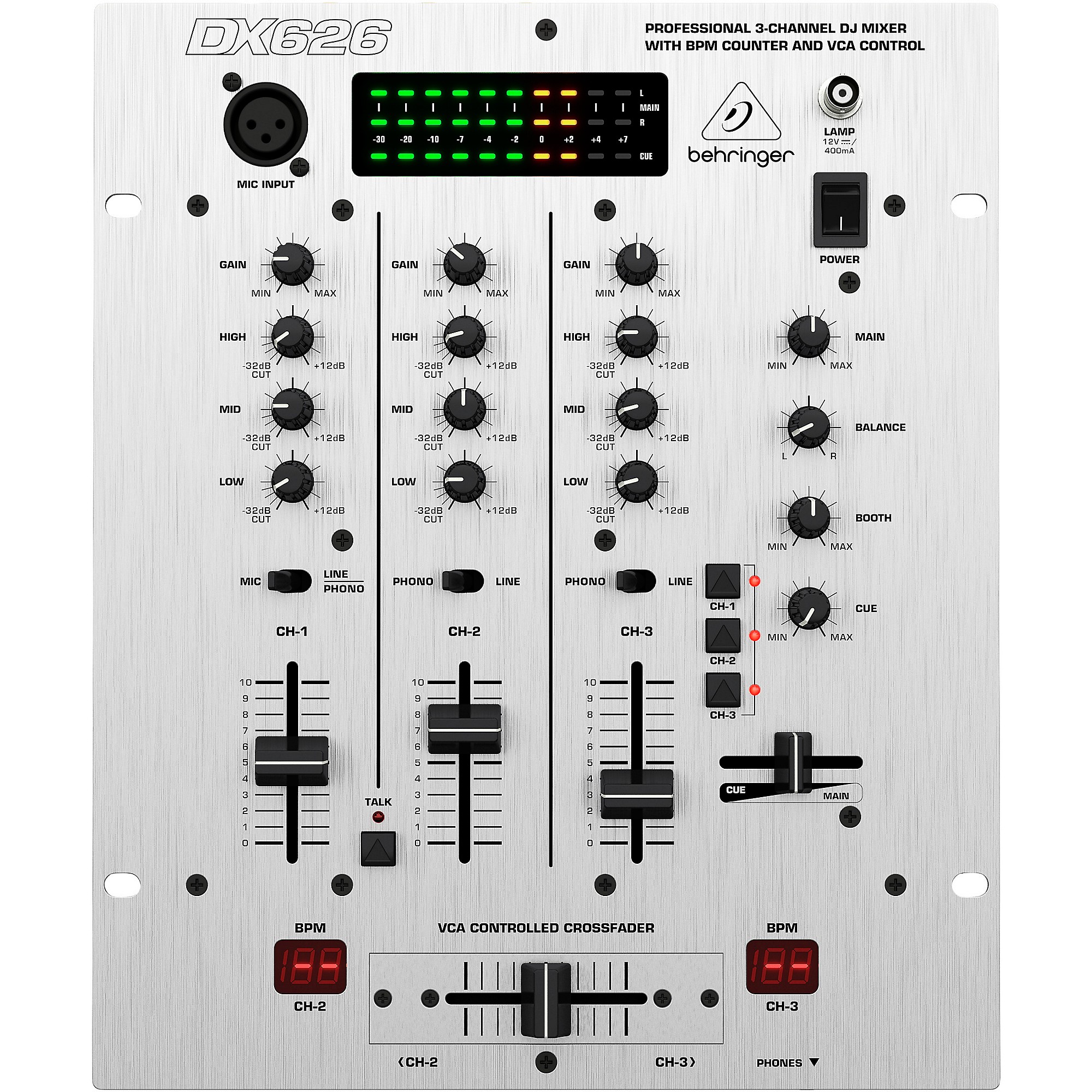 Behringer DX626 Pro DJ Mixer | Guitar Center