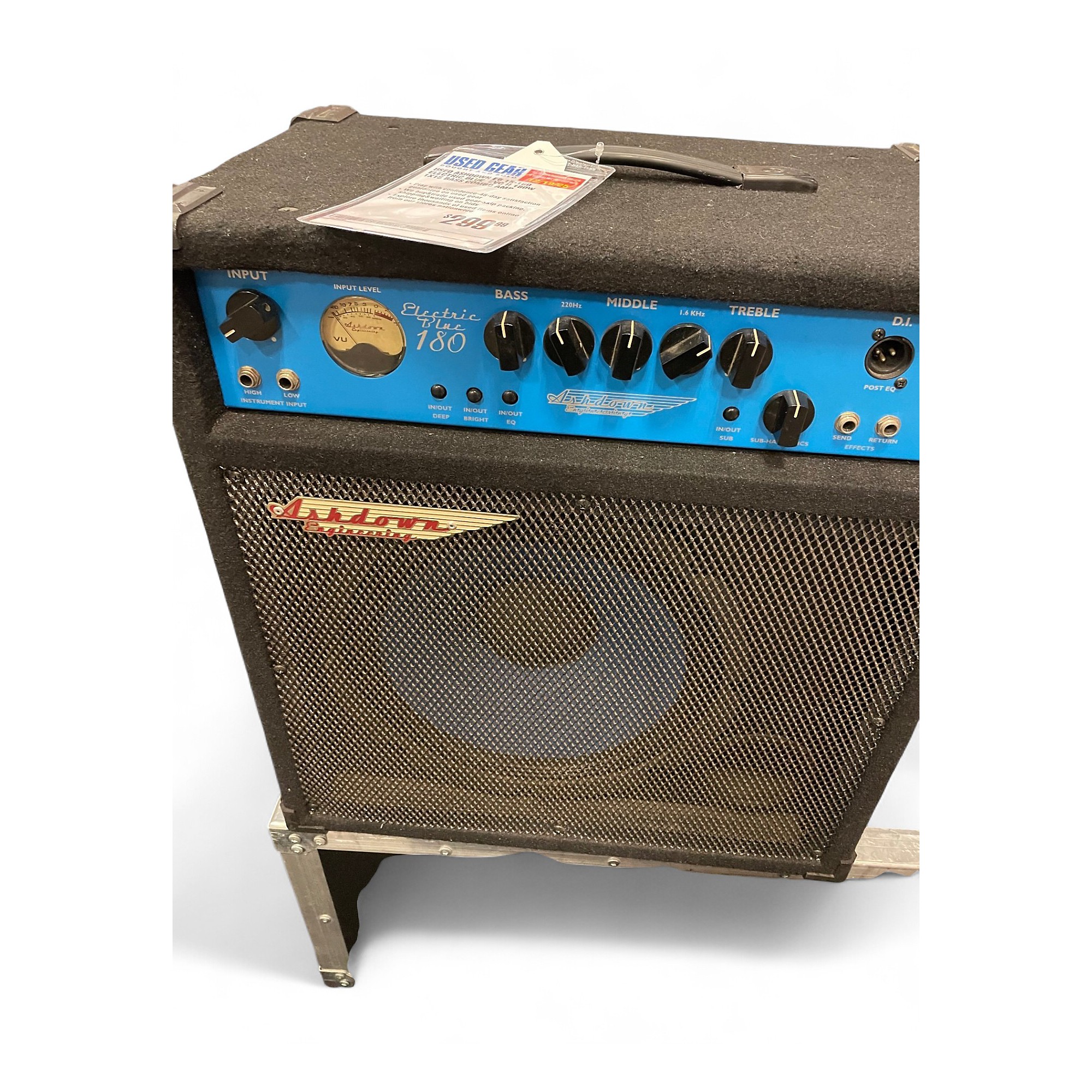 Used Ashdown EB 15-180 Electric Blue EVO II 180W 1x15 Bass Combo