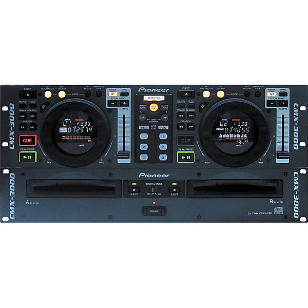Pioneer DJ CMX-3000 Dual Rackmount CD Player | Guitar Center