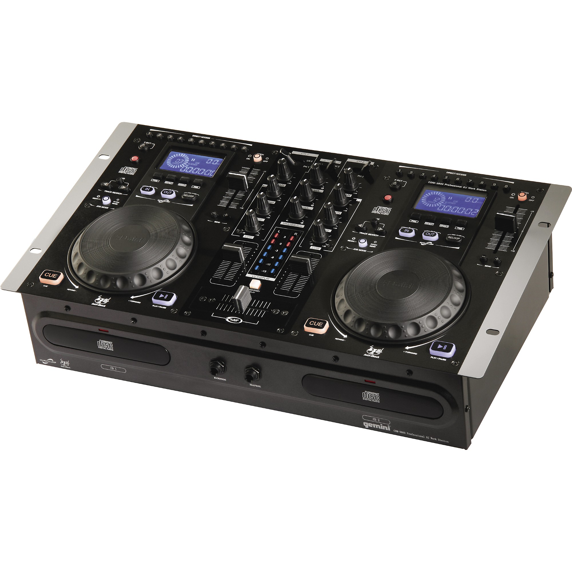 gemini オールインワン CDM-4000 CD DJプレーヤー ミキサー CDM-4000