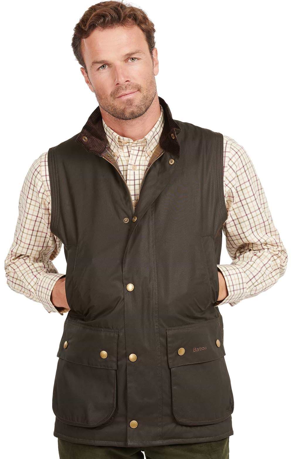 Mens Barbour Westmorland Wax Gilet - House of Bruar