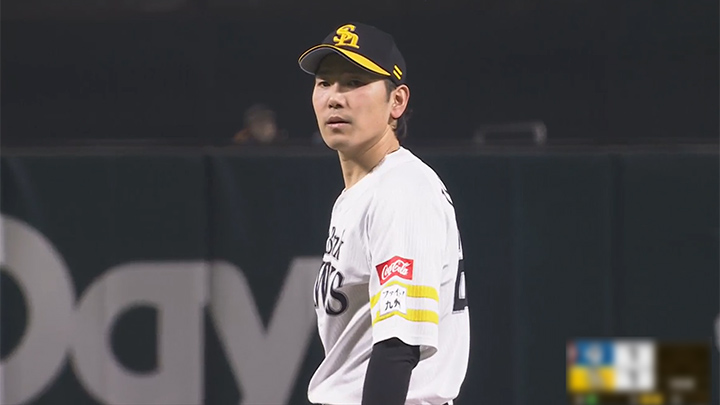 鷹が完封負けで日本シリーズ対戦成績は五分に 石川柊太は6回途中1失点