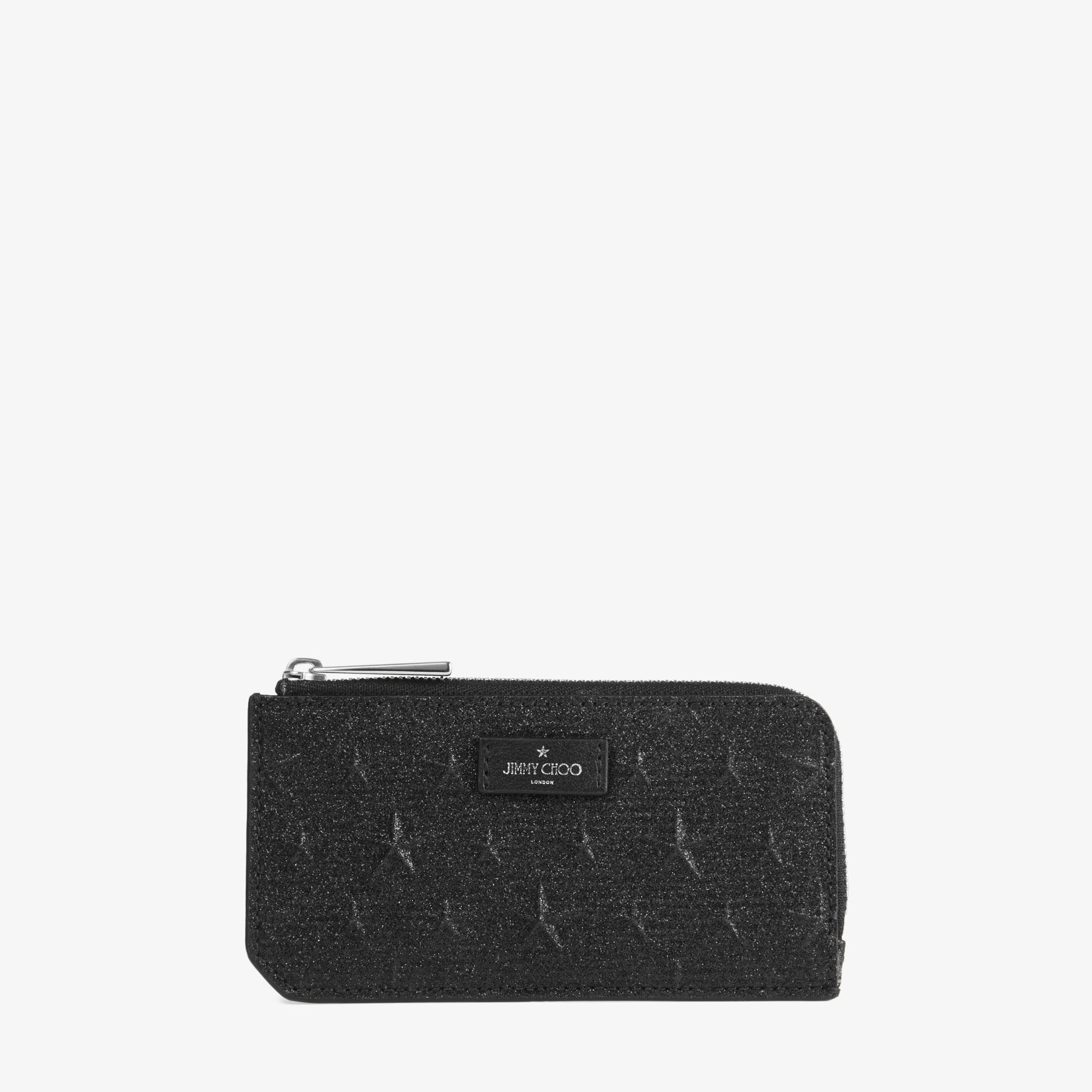 ケイシー -Z | ブラック グリッターレザー・カードケース | ジミー チュウ