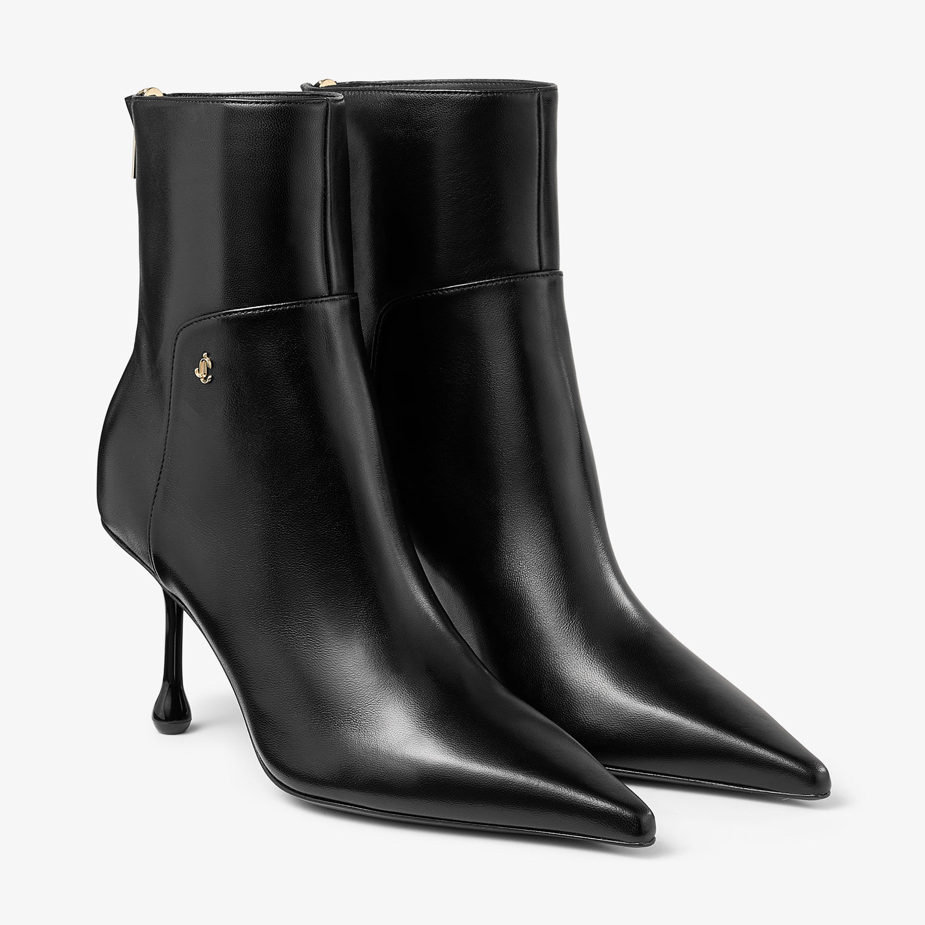 サイカス Ankle Boot 80 | ブラック ナッパレザー・ブーツ | ジミー チュウ